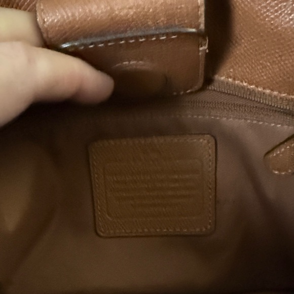 Coach Tan Leather Crossbody Bag - Picture 6 of 16